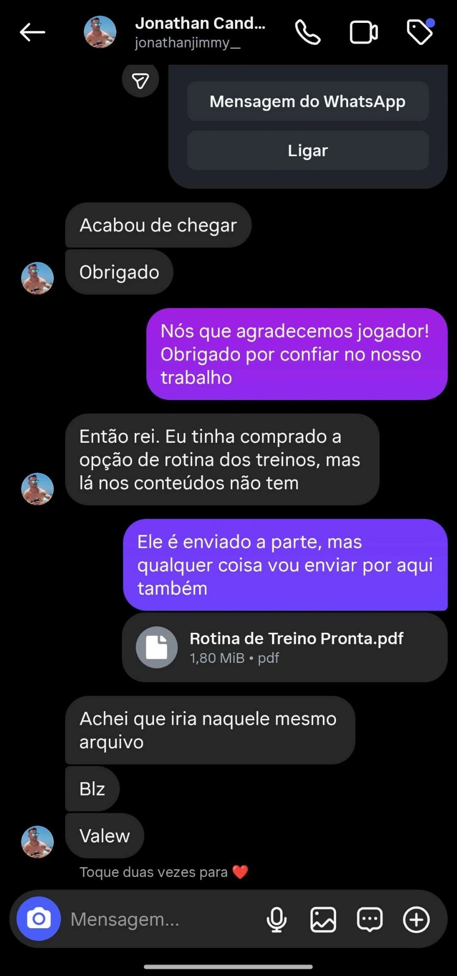 Depoimento do Jonathan
