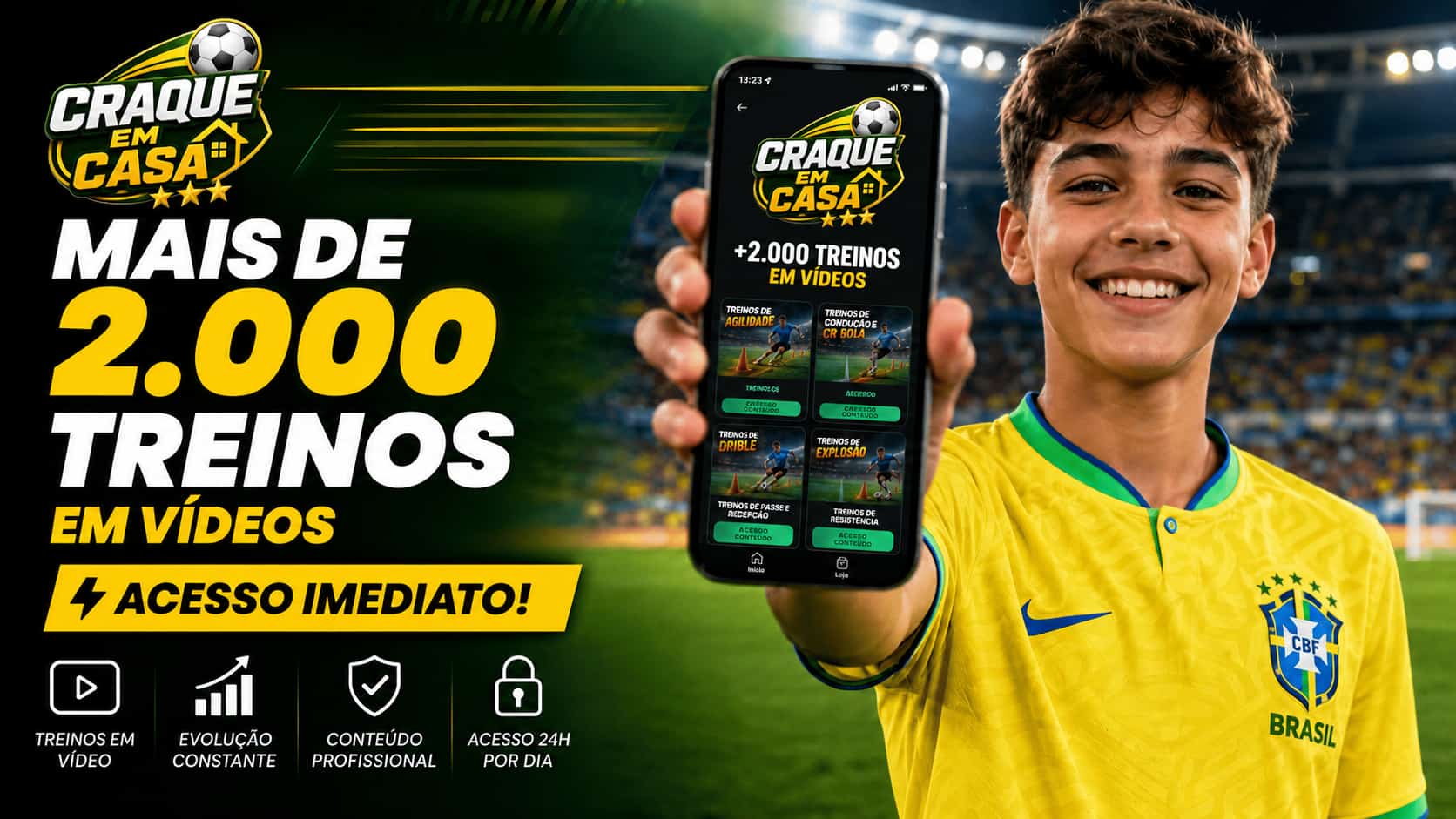 Treinamentos de Futebol - Transforme o jogo do seu filho